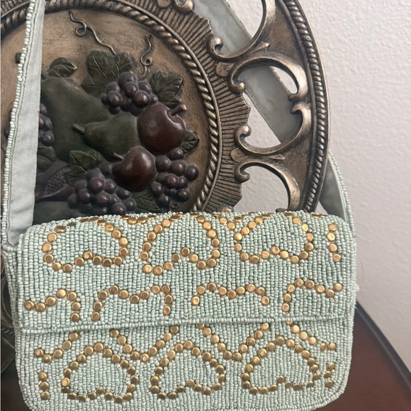 Anthropologie beaded bag/ clutch/ shoulder bag - Picture 2 of 10